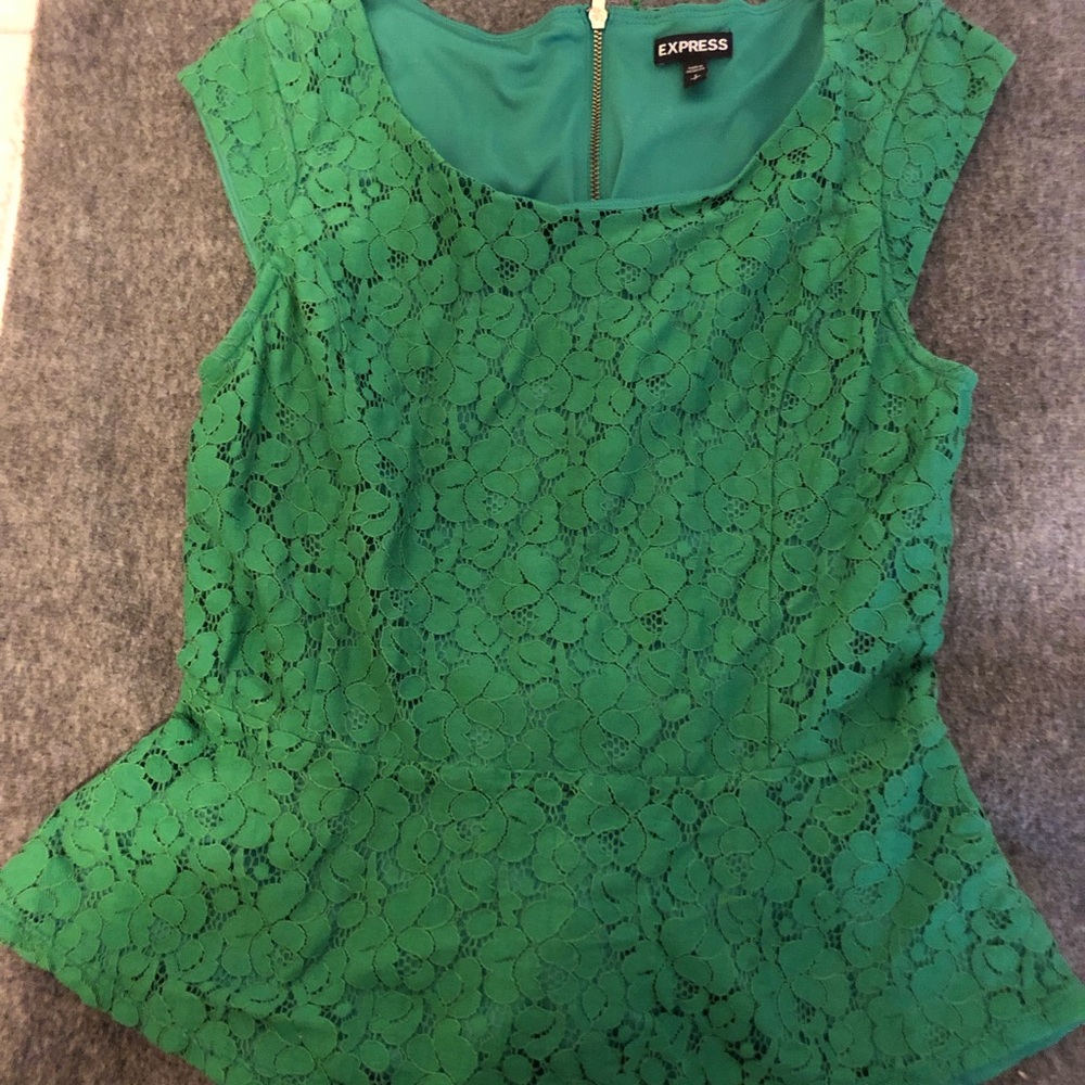 Express peplum blouse